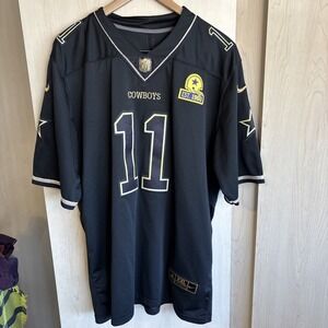 Nike Color Rush Jersey Mens XXL Micah Parsons #11 Dallas Cowboys Black Stitched